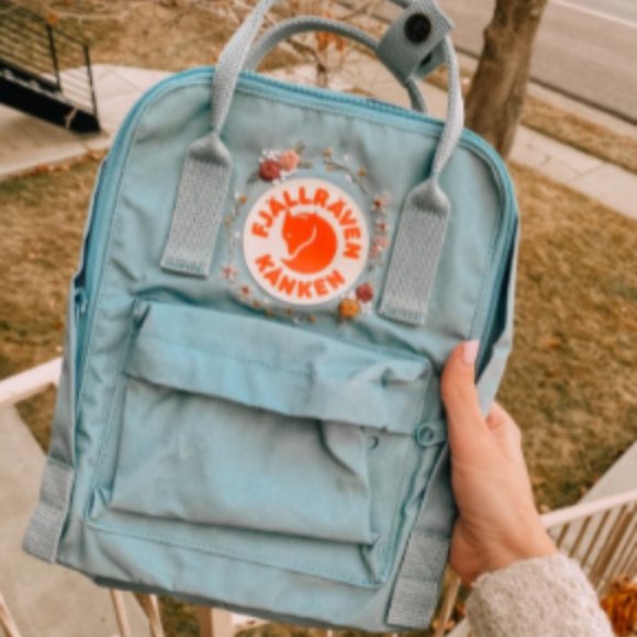 Kånken as Art EMBROIDERY FJALLRAVEN KANKEN Backpacks